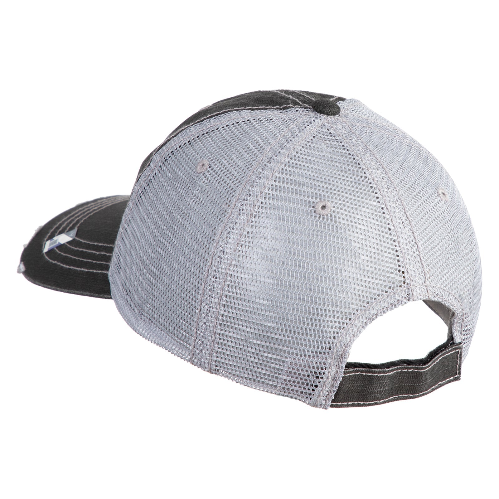 US Space Force Grey Letter Embroidered Low Profile Special Cotton Mesh Cap