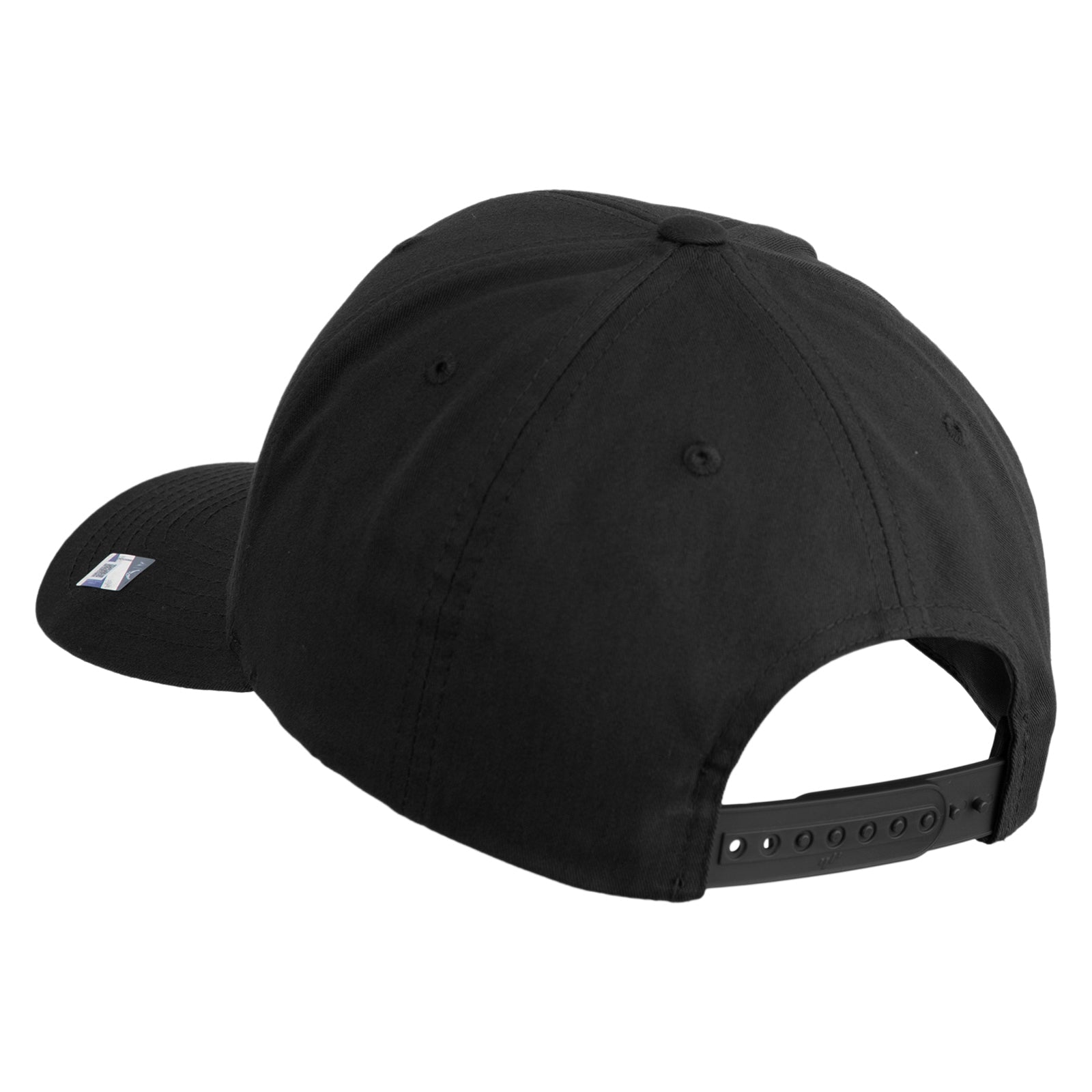 Black cap on a white background