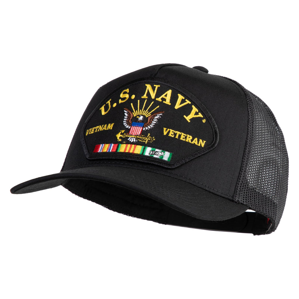 Black cap with 'U.S. Naval Station Panama' patch on a white background