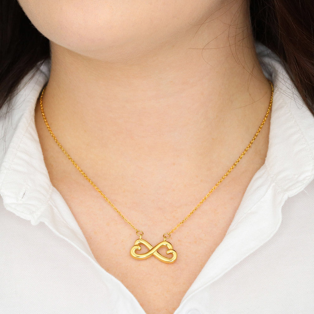 To My Wife - I Am A Man Of Few Words - Endless Love Necklace