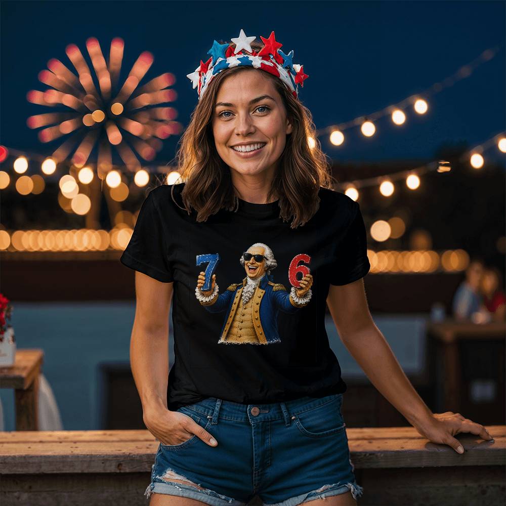 George Washington, 7 and 6,Funny T-shirt