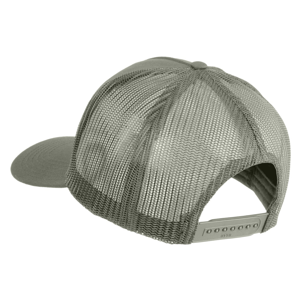 Black mesh cap on a white background