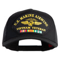 U.S. Marine Airwing Vietnam Veteran Patched Solid Cotton Twill 5 panel Mesh Back Cap