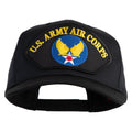 Black cap with U.S. Army Air Corps emblem on a white background