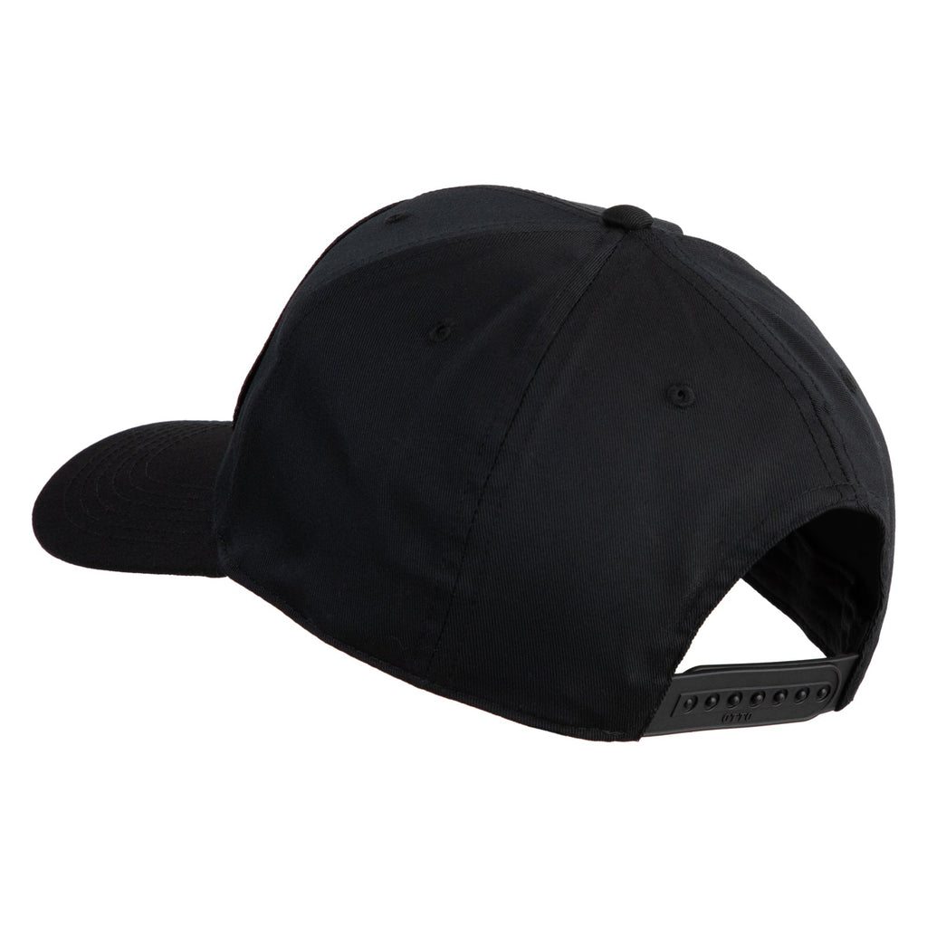 Black cap on a white background