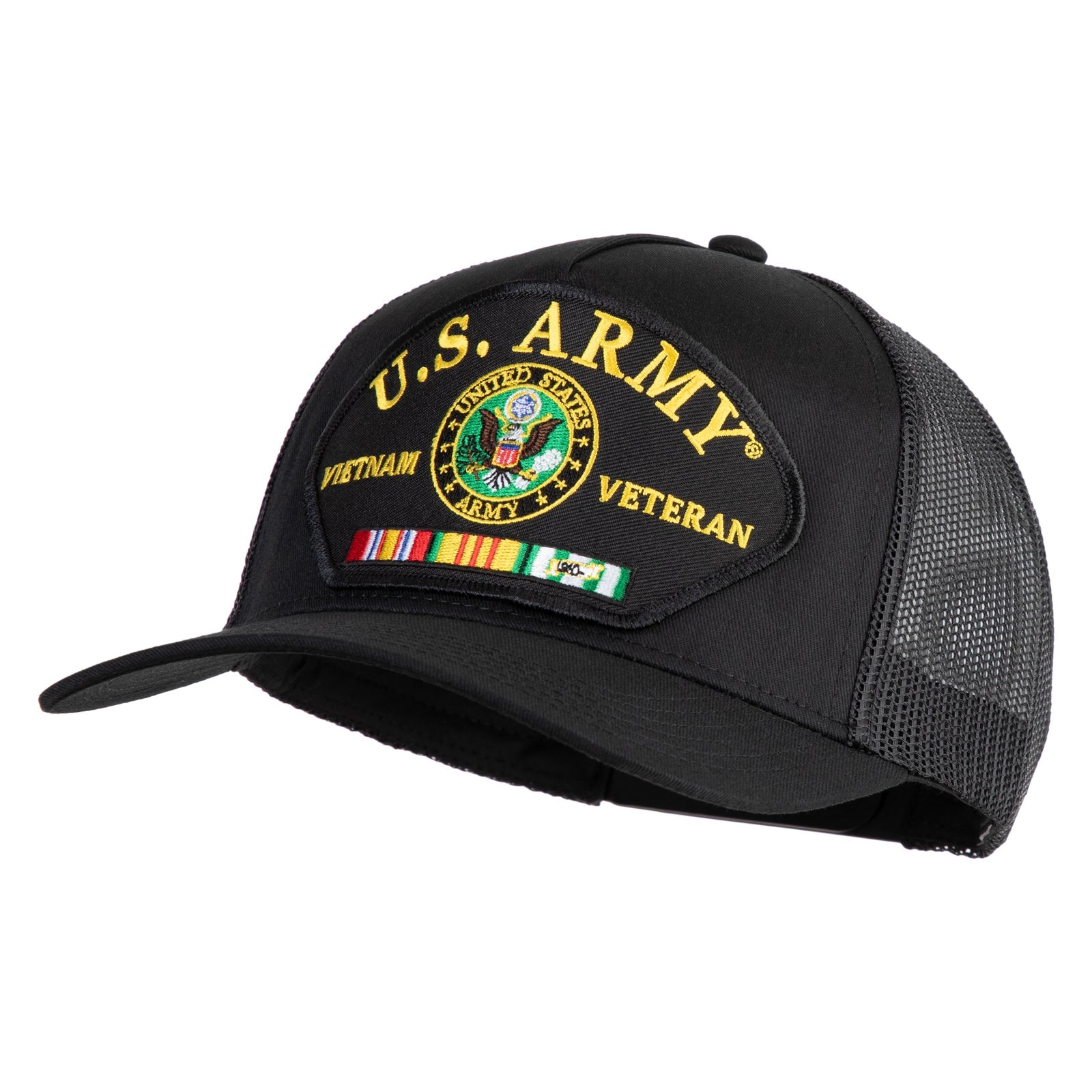 Black cap with USS Pampanito San Francisco patch on a white background