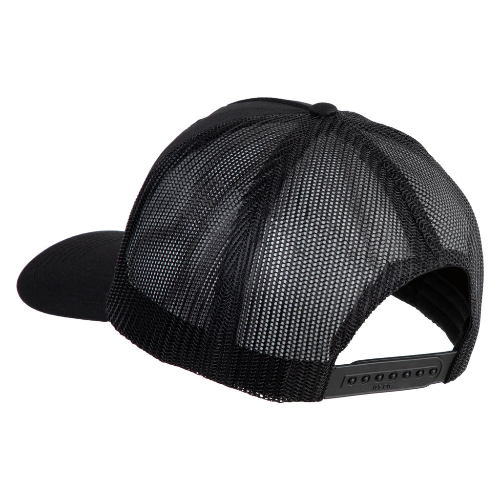 Navy blue baseball cap on a white background