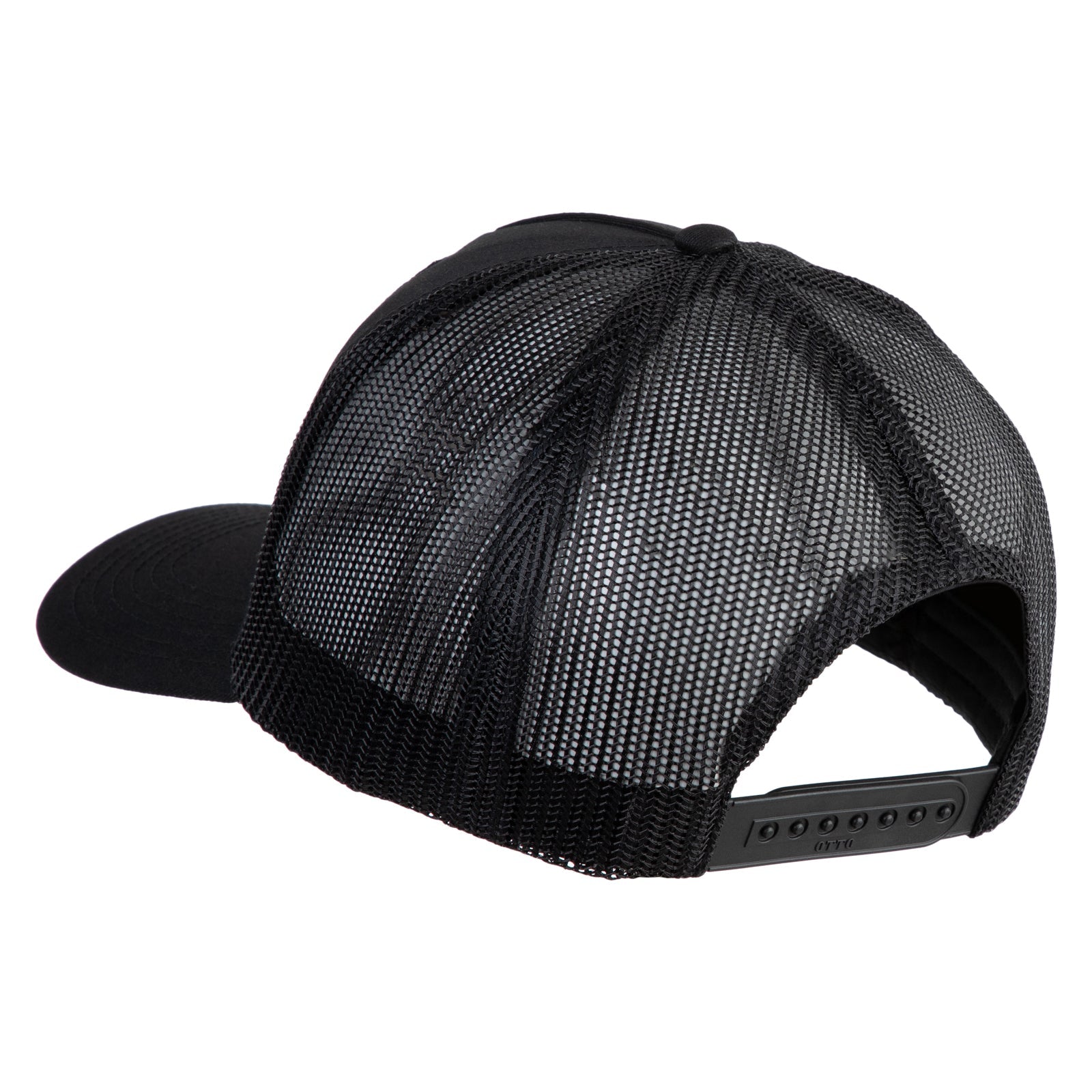 Navy blue baseball cap on a white background