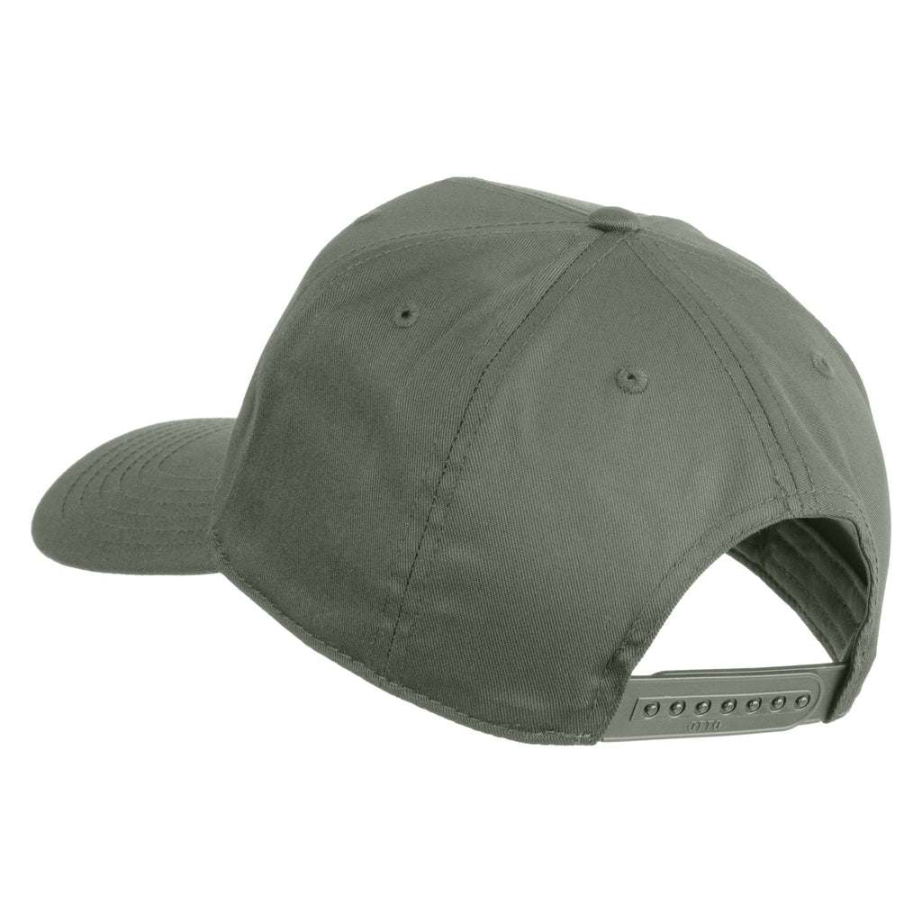 Green baseball cap on a white background
