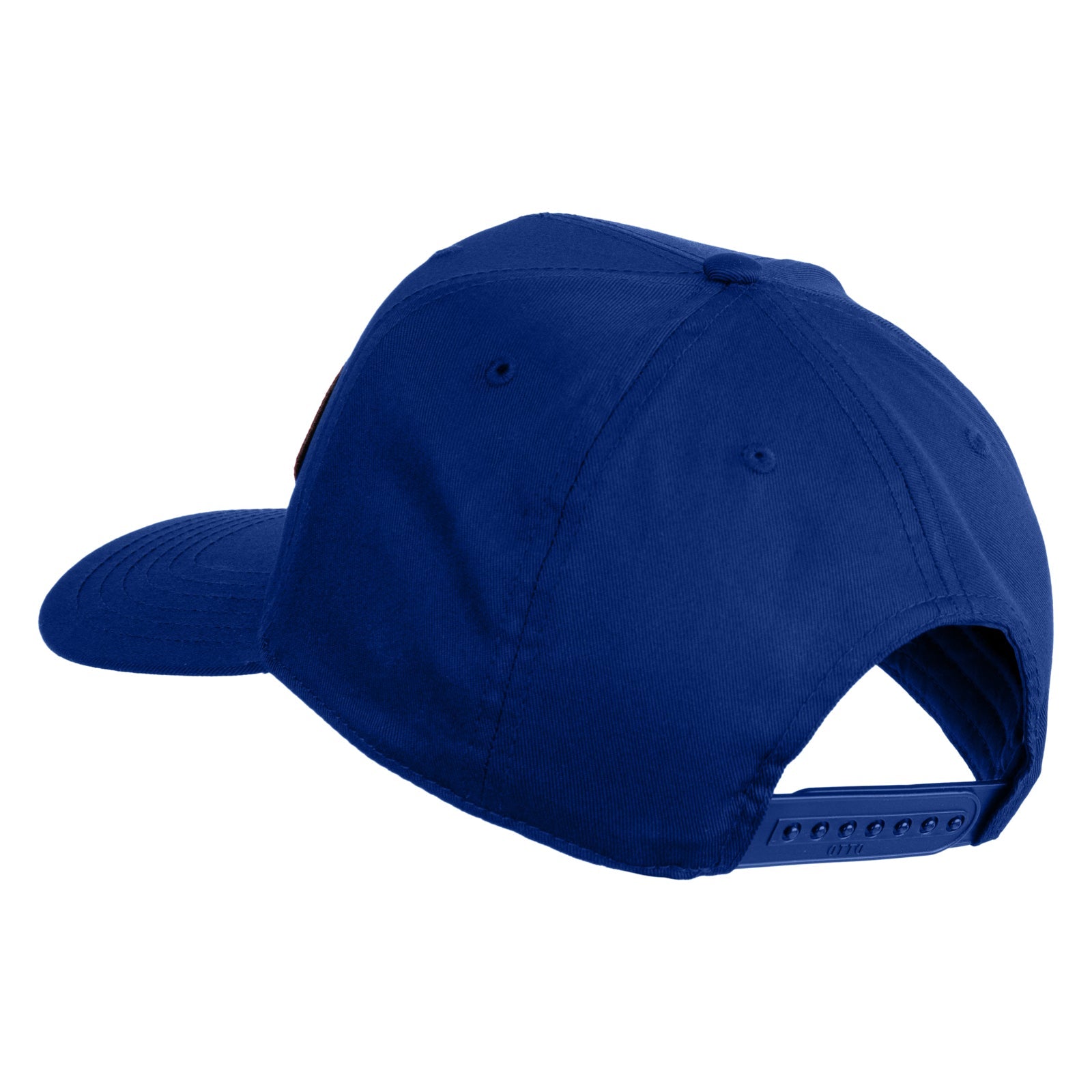 Blue baseball cap on a white background