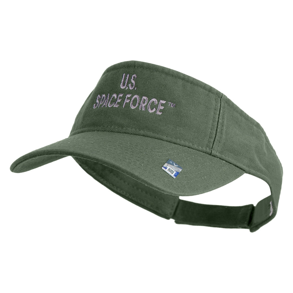 Green cap with 'U.S. Space Force' text on a white background