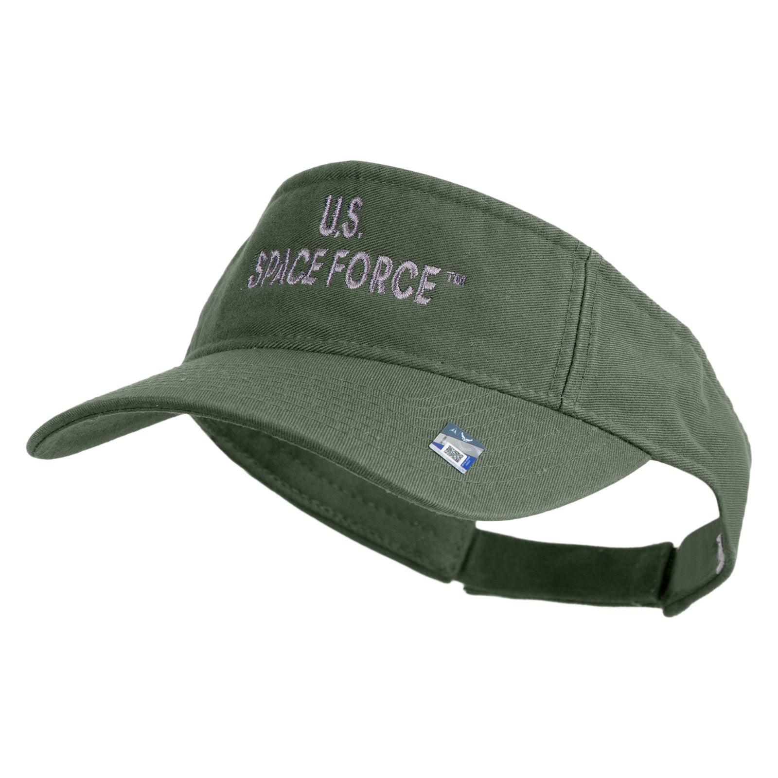 Green cap with 'U.S. Space Force' text on a white background