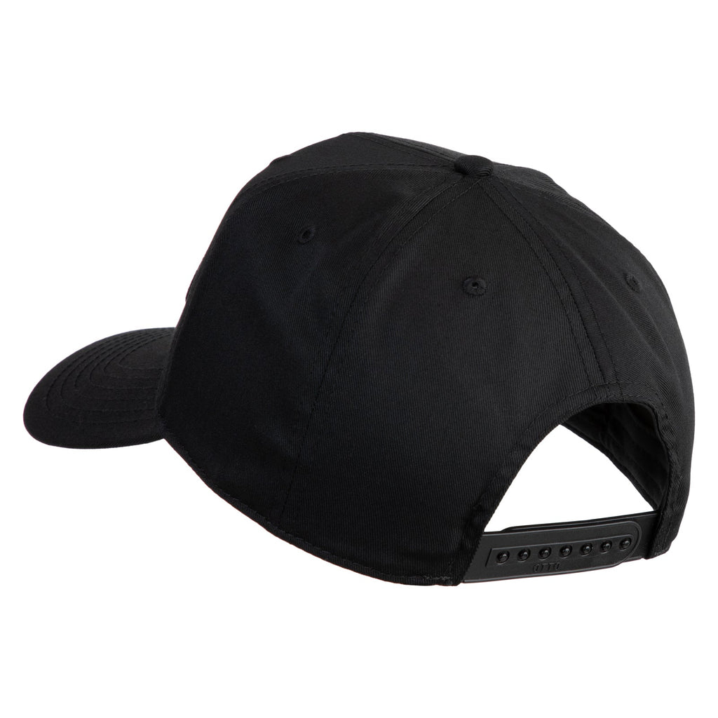 Black cap on a white background