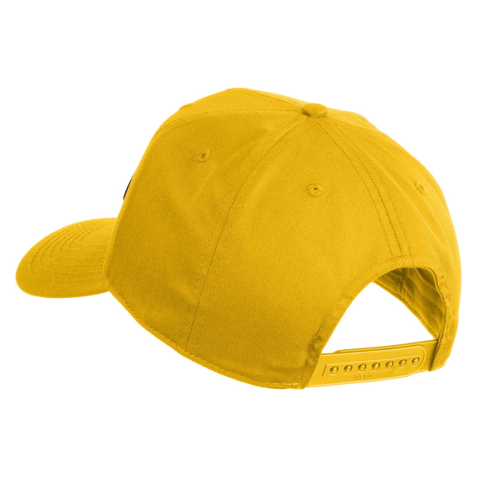 Yellow baseball cap on a white background