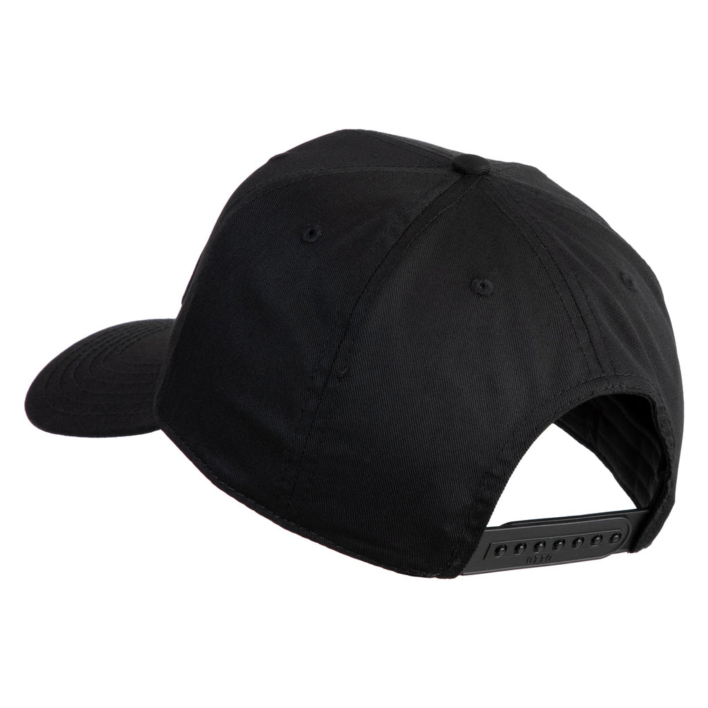 Navy blue mesh cap on a white background