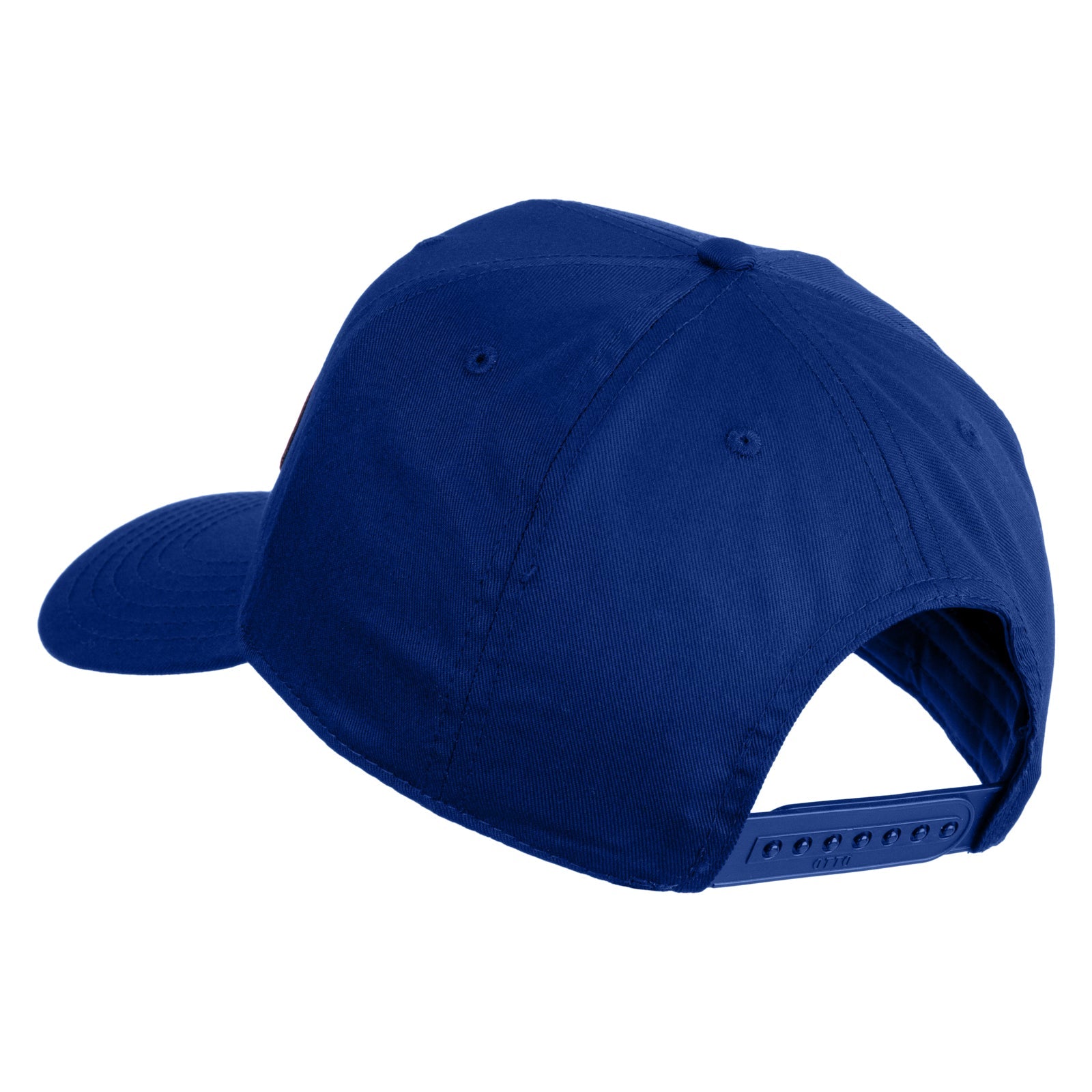 Blue baseball cap on a white background