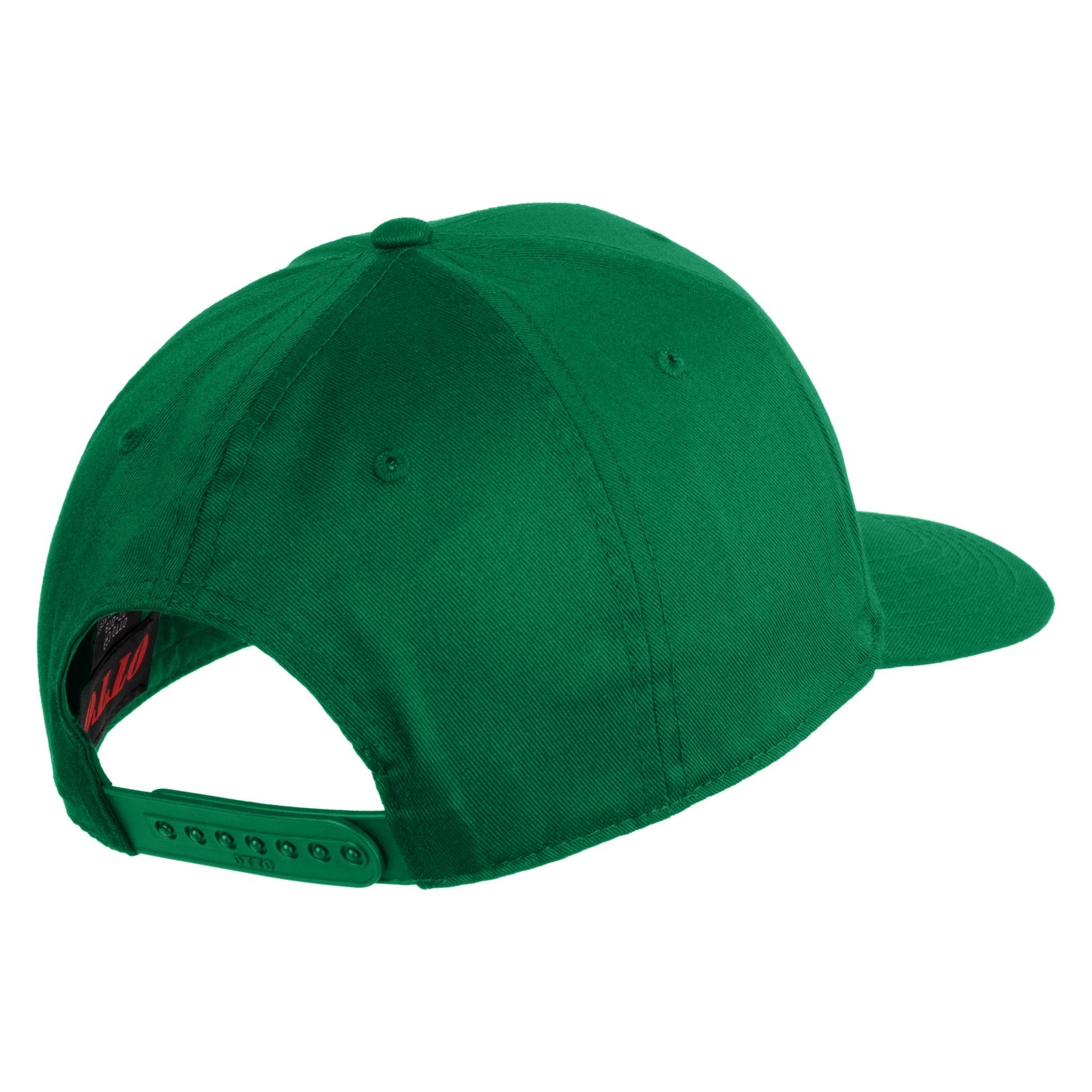 Green baseball cap on a white background