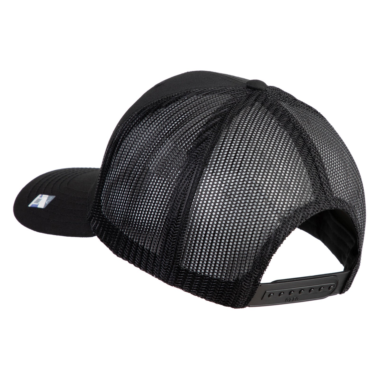 Black cap on a white background