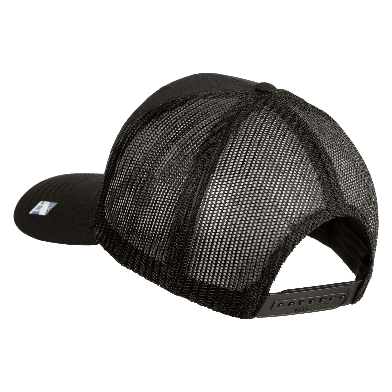 Black cap on a white background