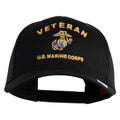 Veteran US Marine Corps Embroidered Solid Cotton Twill Mesh Prostyle Cap
