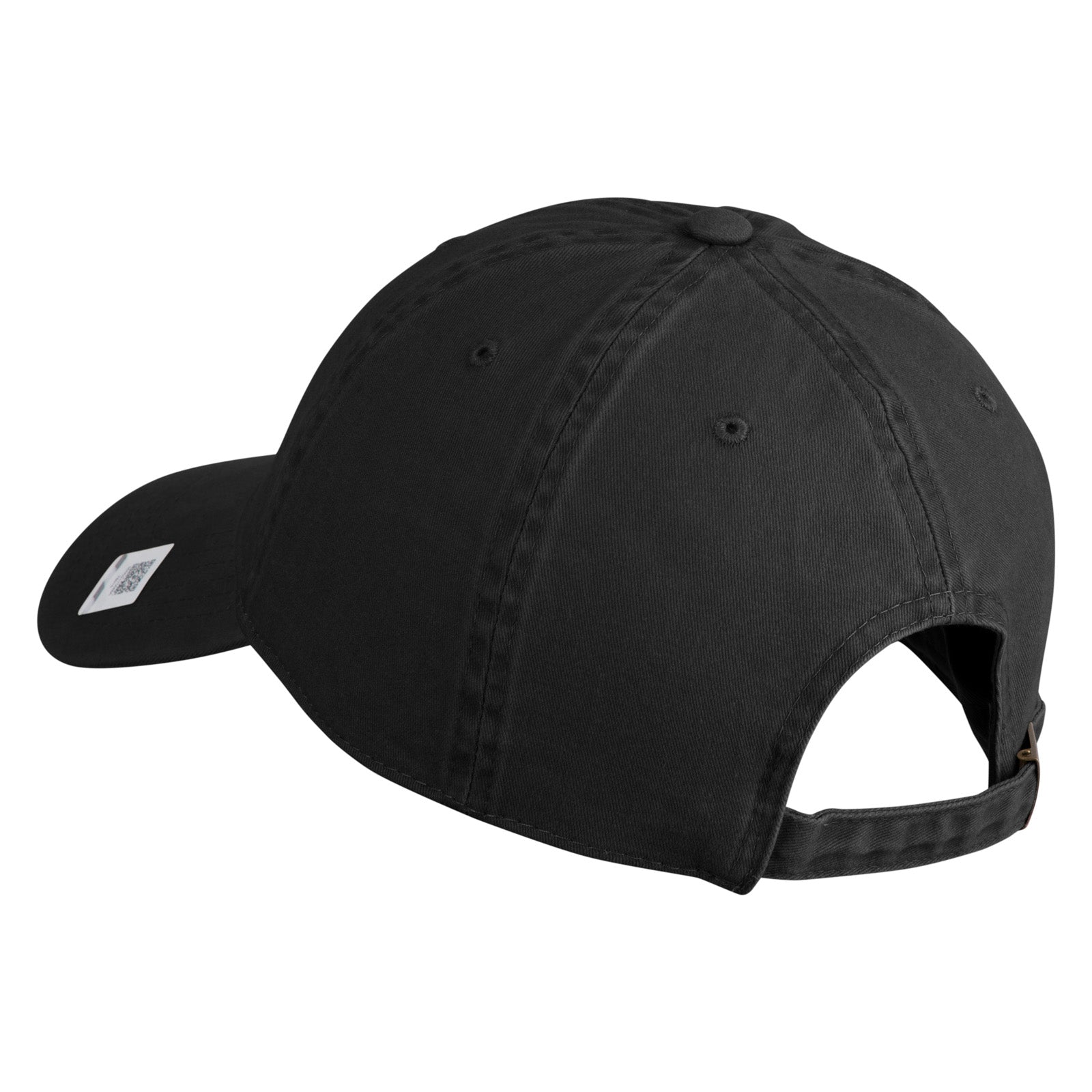 Black cap on a white background