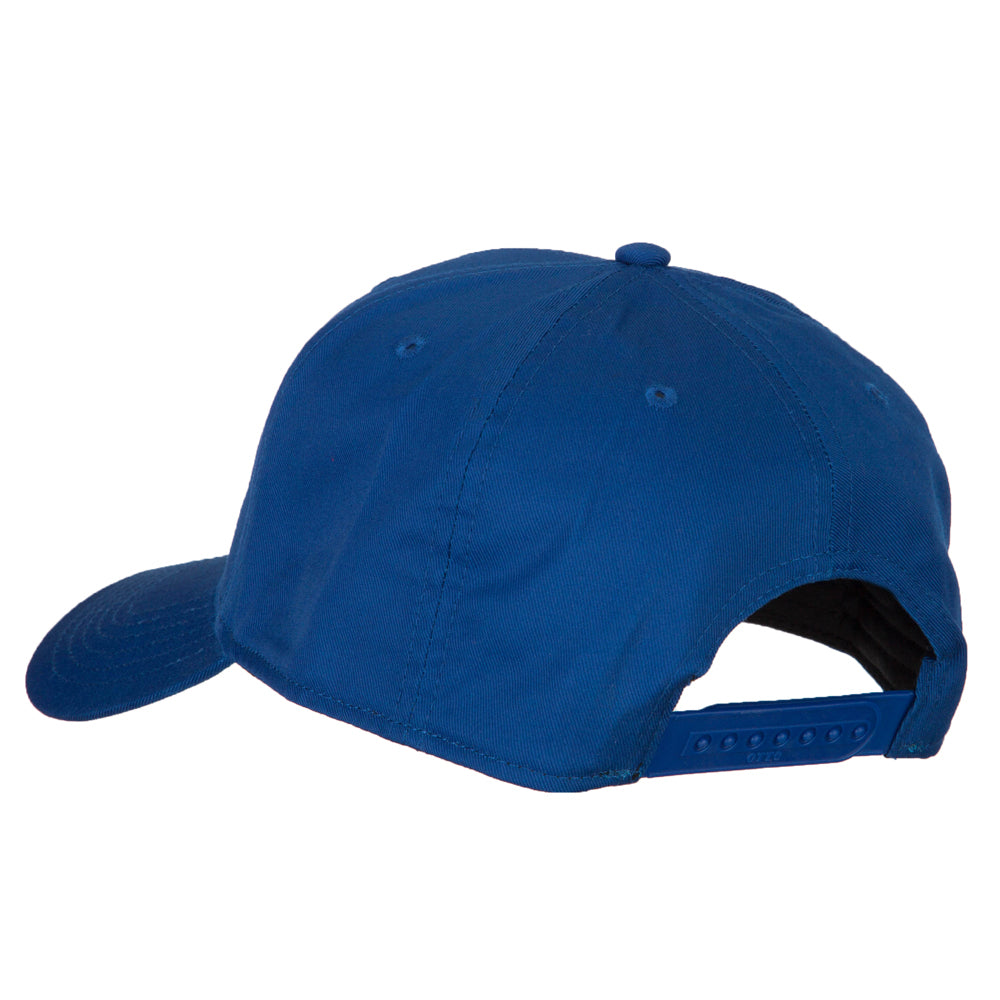 Blue baseball cap on a white background
