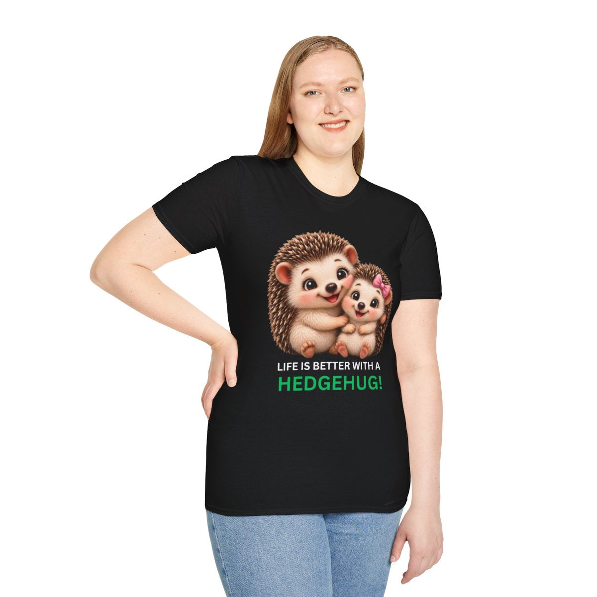Adult & Daughter Hedgehogs, This T-Shirt May Become Your New Favorite! Who Needs a HedgeHug? Comfort Colors®