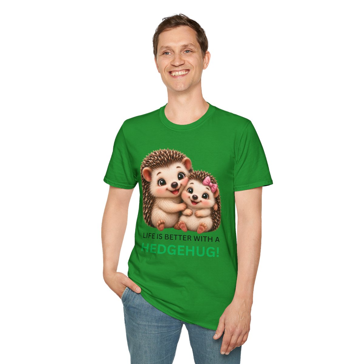 Adult & Daughter Hedgehogs, This T-Shirt May Become Your New Favorite! Who Needs a HedgeHug? Comfort Colors®