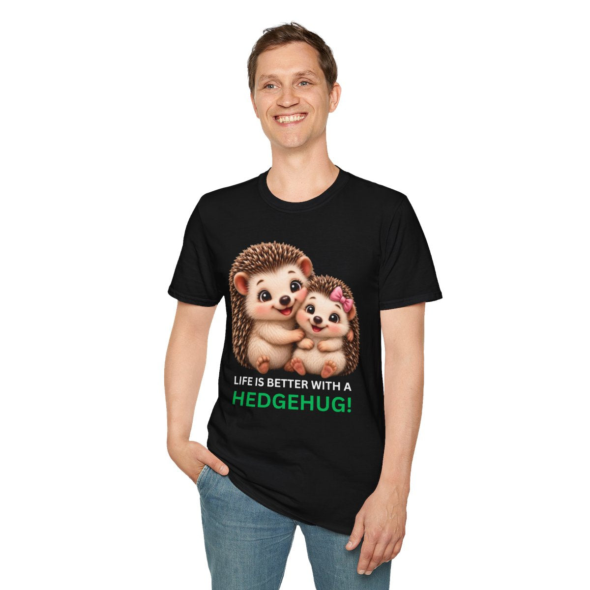 Adult & Daughter Hedgehogs, This T-Shirt May Become Your New Favorite! Who Needs a HedgeHug? Comfort Colors®
