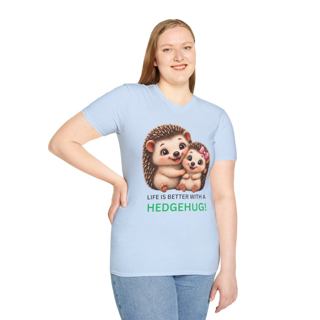Adult & Daughter Hedgehogs, This T-Shirt May Become Your New Favorite! Who Needs a HedgeHug? Comfort Colors®