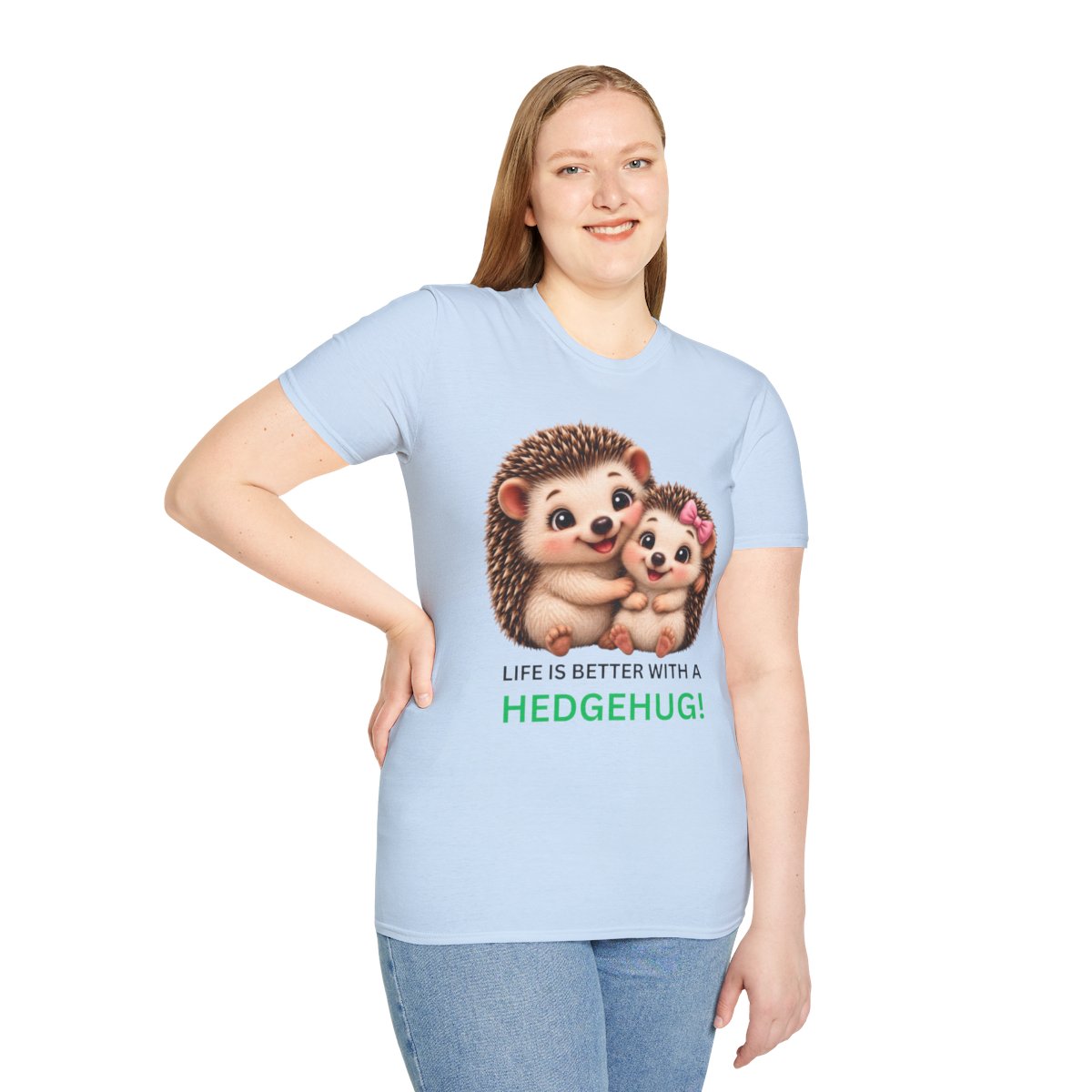Adult & Daughter Hedgehogs, This T-Shirt May Become Your New Favorite! Who Needs a HedgeHug? Comfort Colors®