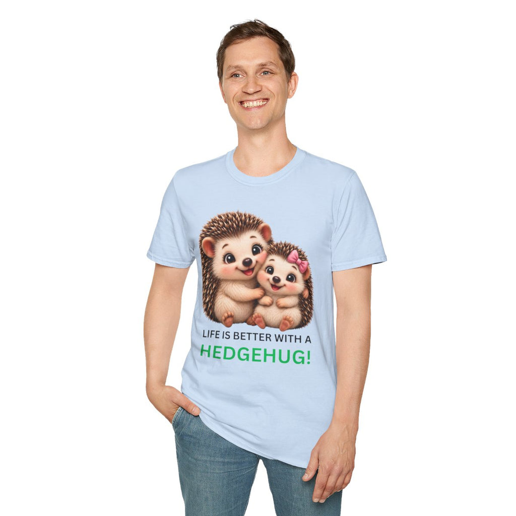 Adult & Daughter Hedgehogs, This T-Shirt May Become Your New Favorite! Who Needs a HedgeHug? Comfort Colors®