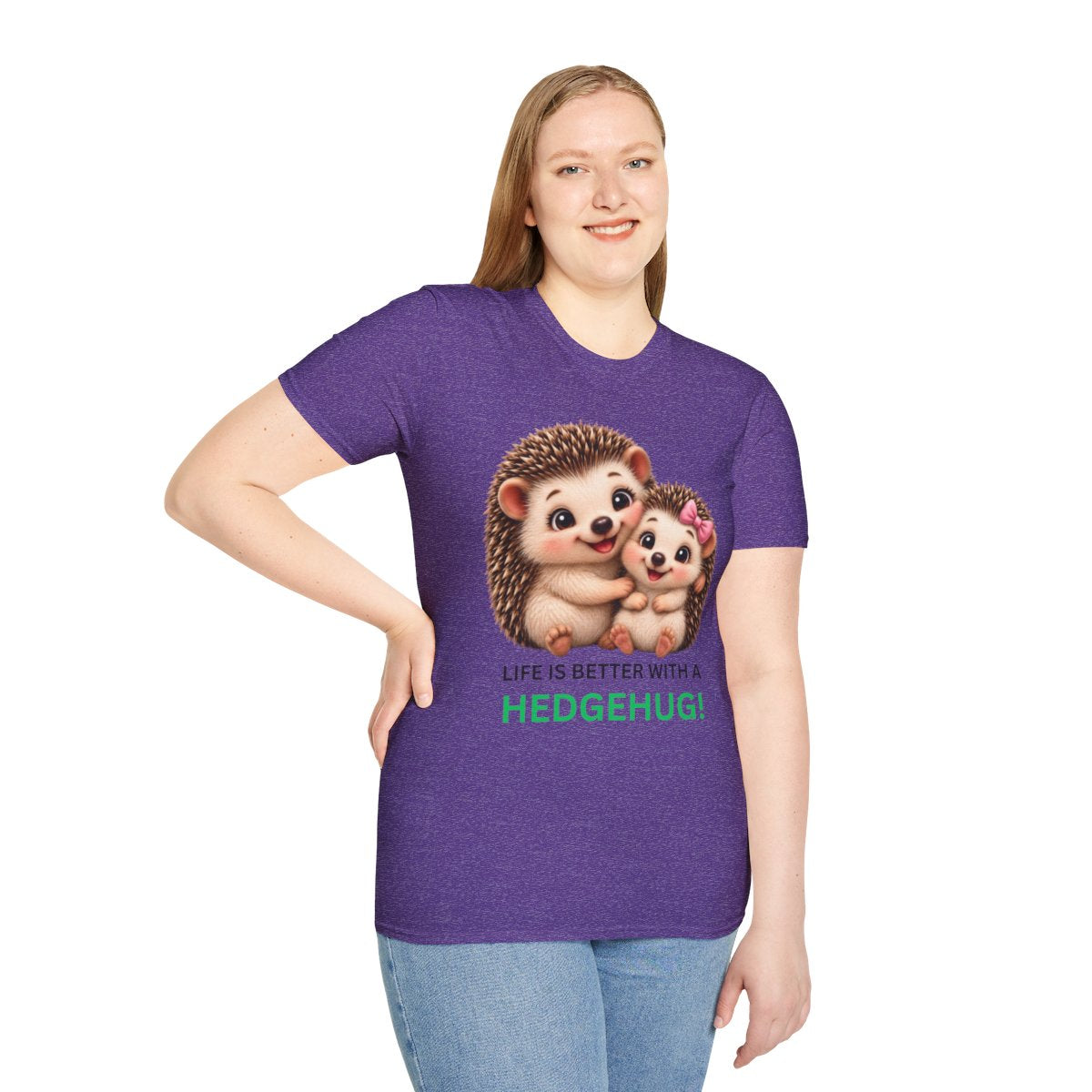 Adult & Daughter Hedgehogs, This T-Shirt May Become Your New Favorite! Who Needs a HedgeHug? Comfort Colors®